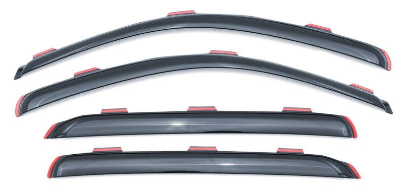 Lund 09-17 Dodge Ram 1500 Crew Cab Ventvisor Elite Window Deflectors - Smoke (4 Pc.)