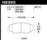 Hawk 13-15 Honda Civic Si DTC-60 Front Race Brake Pads