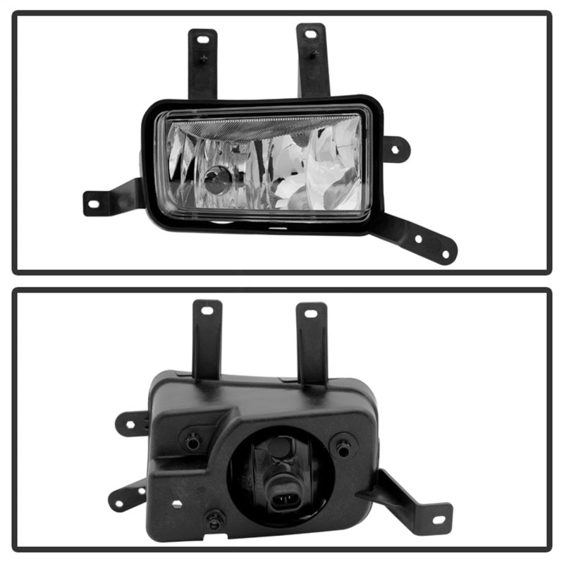 Spyder Chevy Suburban Tahoe 2015-17 OEM Fog Lights W/Chrm trim Cover and Switch Clear FL-CTAH15-C