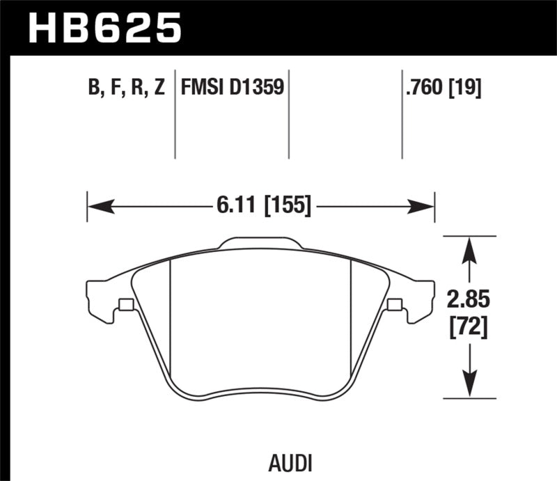 Hawk Performance Ceramic Street Brake Pads