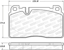 Load image into Gallery viewer, StopTech 07-15 Adui Q7 Street Performance Front Brake Pads