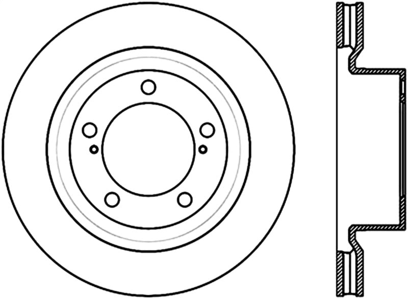 Stoptech Performance Brake Rotor 13-15 Toyota Sequoia/Tundra