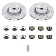 Load image into Gallery viewer, Power Stop 06-13 Chevrolet Corvette Front Z26 Street Warrior Brake Kit