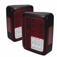 Load image into Gallery viewer, Spyder Jeep Wrangler 07-15 LED Tail Lights Red Clear ALT-YD-JWA07-LED-RC