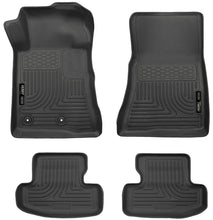 Load image into Gallery viewer, Husky Liners 2015 Ford Mustang WeatherBeater Black Front &amp; Second Seat Floor Liner