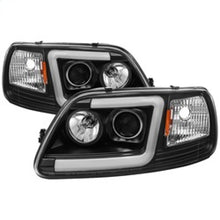 Load image into Gallery viewer, Spyder 97-03 Ford F-150 (After 6/1997) Light Bar Projector Headlights - Blk (PRO-YD-FF15097V2-LB-BK)