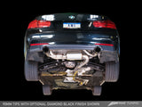 AWE Tuning BMW F3X 335i/435i Touring Edition Axle-Back Exhaust - Chrome Silver Tips (102mm)