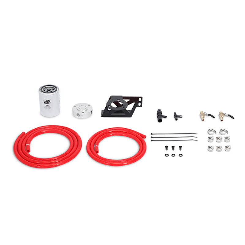 Mishimoto 08-10 Ford 6.4L Powerstroke Coolant Filtration Kit - Red