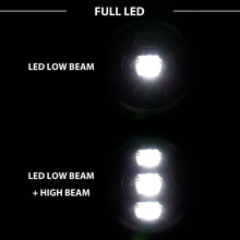 Load image into Gallery viewer, ANZO 2019-2020 Dodge Ram 1500  LED Projector Headlights Plank Style w/ Sequential Black (Passenger)