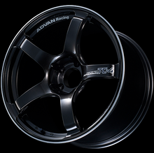 Load image into Gallery viewer, Advan TC4 17x9 +45 5-114.3 Racing Black Gunmetallic and Ring Wheel