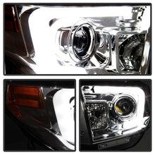 Load image into Gallery viewer, Spyder Toyota Tundra 2014-2016 Projector Headlights Light Bar DRL Chrome PRO-YD-TTU14-DRL-C