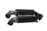 Gibson 20-22 Polaris RZP XP Dual Exhaust - Black Ceramic