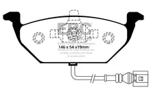 Load image into Gallery viewer, EBC 00-05 Volkswagen Beetle 2.0 Greenstuff Front Brake Pads