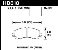 Load image into Gallery viewer, Hawk 06-17 Lexus IS350 / 07-11 Lexus GS350 Performance Ceramic Street Front Brake Pads