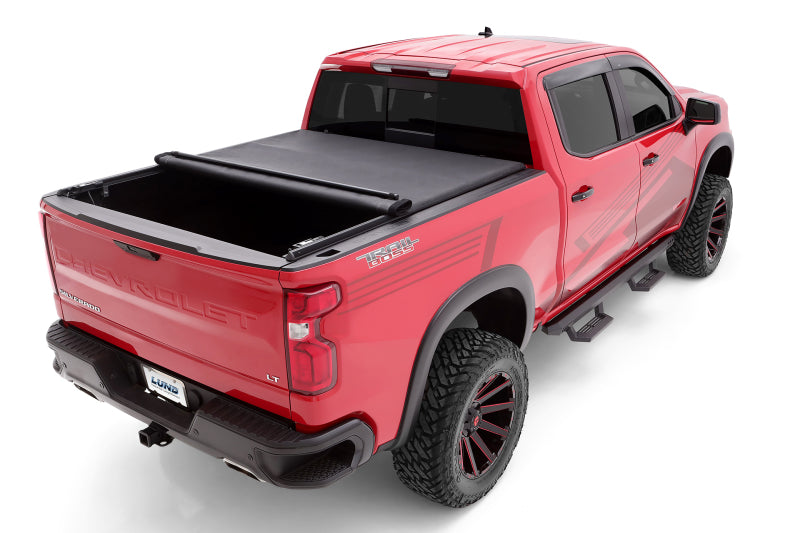 Lund 2019 Chevrolet Silverado 1500 (5.5ft. Bed) Genesis Elite Roll Up Tonneau Cover - Black