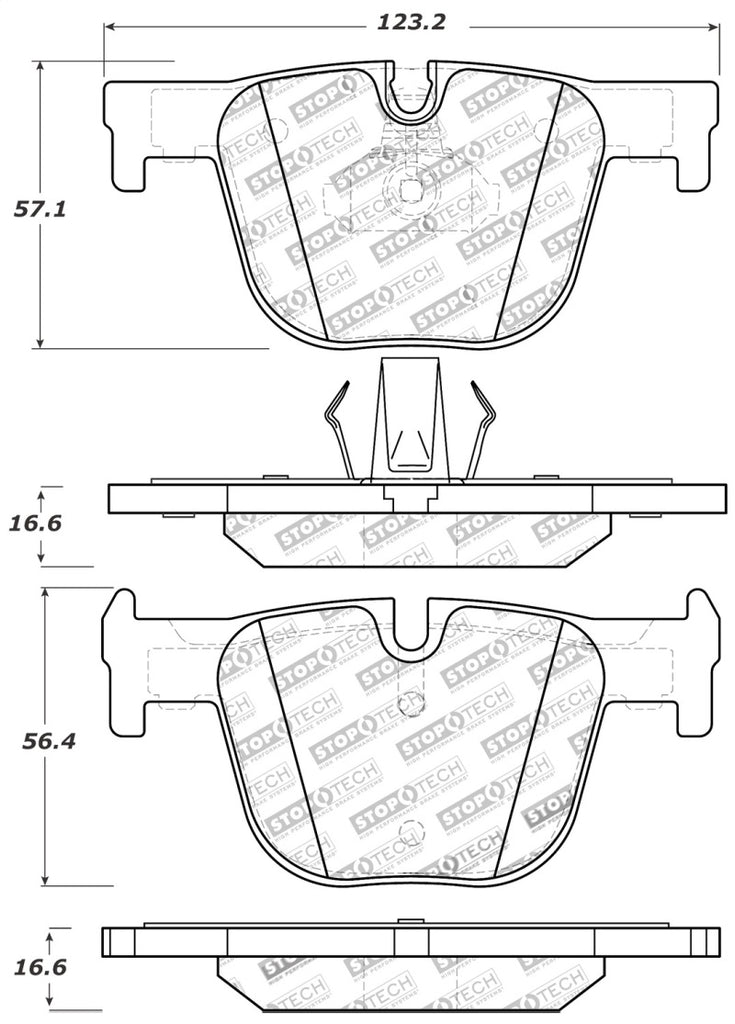 StopTech Performance Brake Pads