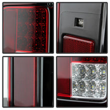 Load image into Gallery viewer, Spyder Jeep Wrangler 07-15 LED Tail Lights Red Clear ALT-YD-JWA07-LED-RC