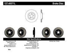 Load image into Gallery viewer, StopTech 07-08 Acura MDX SportStop Slotted &amp; Drilled Left Front Rotor