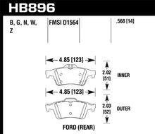 Load image into Gallery viewer, Hawk 16-18 Ford Focus RS PC Rear Brake Pads