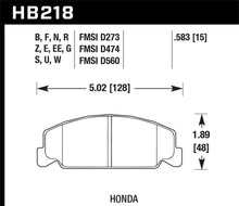 Load image into Gallery viewer, Hawk 88-89 Civic Si / 92-00 Civic CX / 88-00 DX / 98-00 GX HP Plus Street  Front Brake Pads