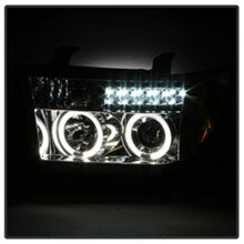 Load image into Gallery viewer, Spyder Toyota Tundra 07-13 Projector Headlights LED Halo LED Chrm PRO-YD-TTU07-HL-C