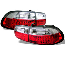 Load image into Gallery viewer, Spyder Honda Civic 92-95 2/4DR LED Tail Lights Red Clear ALT-YD-HC92-24D-LED-RC