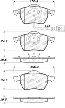 Load image into Gallery viewer, StopTech Street Touring 99-08 VW Jetta / 5/99-05 Golf GTi/GLS Turbo Front Brake Pads