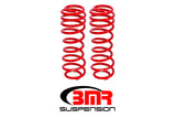 BMR 05-14 S197 Mustang GT/GT500 Rear Performance/Drag Lowering Springs - Red