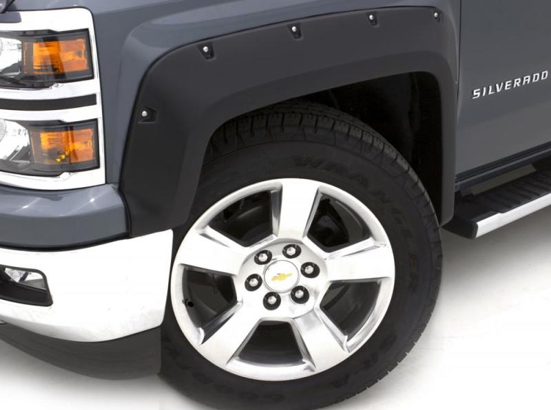 Lund 99-07 Ford F-250 RX-Rivet Style Textured Elite Series Fender Flares - Black (4 Pc.)