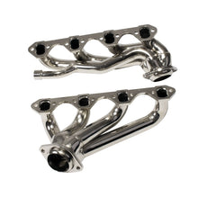 Load image into Gallery viewer, BBK 87-95 Ford F150 Truck 5.8 351 Shorty Unequal Length Exhaust Headers - 1-5/8 Chrome