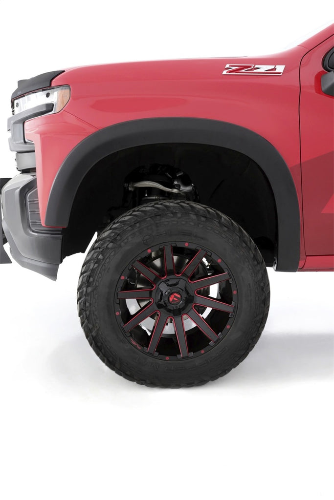 Lund 2019 Chevy Silverado 1500 SX-Sport Smooth Elite Series Front Fender Flares - Black (2 Pc.)