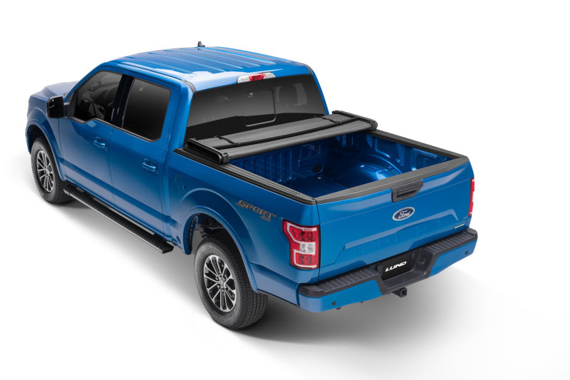 Lund 21+ Ford F-150 Genesis Elite Tri-Fold Tonneau Cover - Black