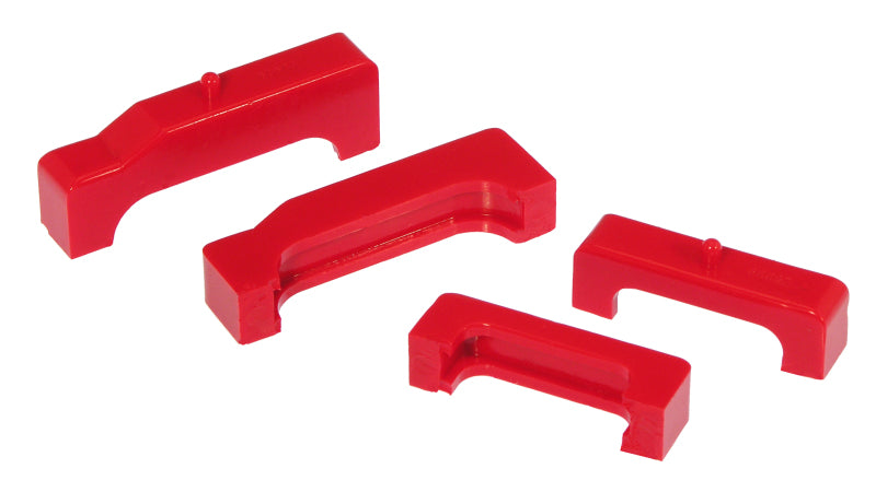 Prothane 88-98 Chevy Truck Small Block Radiator Insolators - Red