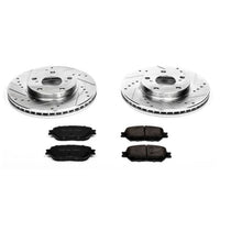 Load image into Gallery viewer, Power Stop 02-06 Toyota Camry Front Z23 Evolution Sport Brake Kit