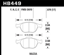 Load image into Gallery viewer, Hawk HP+ Street Brake Pads