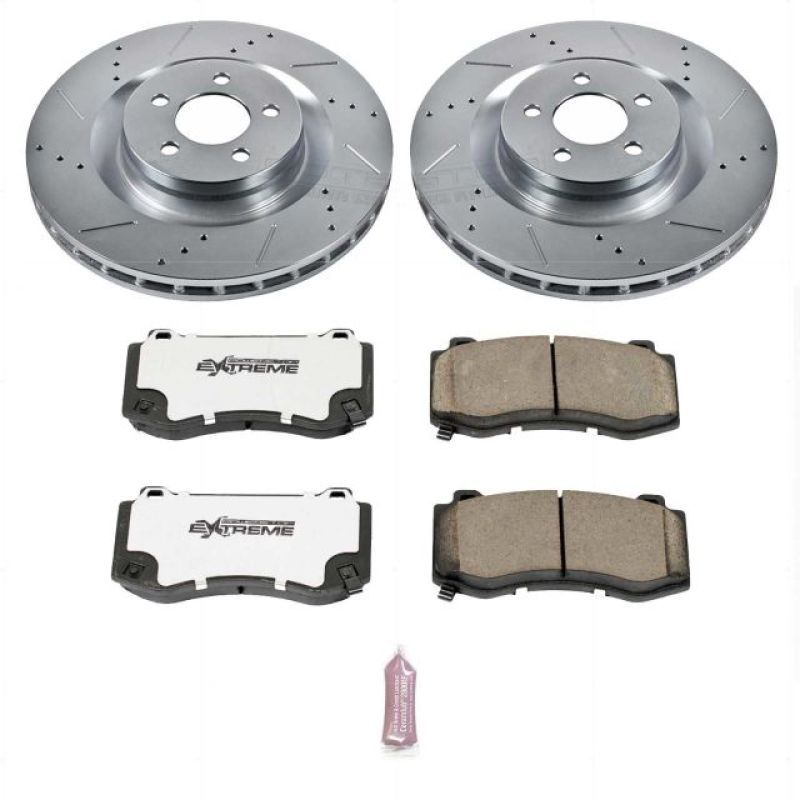 Power Stop 05-10 Chrysler 300 Front Z26 Street Warrior Brake Kit