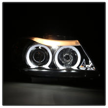 Load image into Gallery viewer, Spyder BMW E90 3-Series 06-08 Projector LED Halo Amber Reflctr Rplc Bulb Chrm PRO-YD-BMWE9005-AM-C