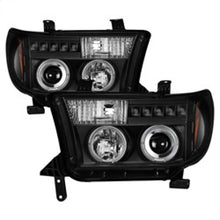 Load image into Gallery viewer, Spyder Toyota Tundra 07-133 Projector Headlights LED Halo LED Blk PRO-YD-TTU07-HL-BK