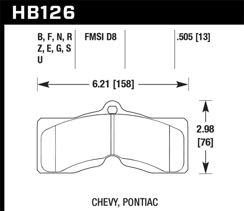 Hawk Performance Ceramic Street Brake Pads