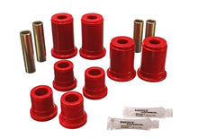 Load image into Gallery viewer, Energy Suspension 92-94 K-5 Blazer / 92-99 Denali/Suburban/Yukon Red Front Control Arm Bushing Set