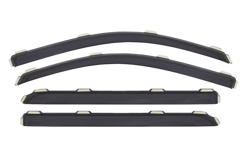 Lund 15-17 Chevy Silverado 2500 Ext. Cab Ventvisor Elite Window Deflectors - Smoke (4 Pc.)