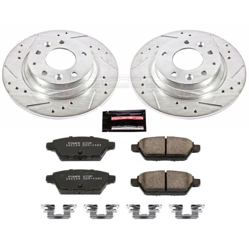 Power Stop 06-12 Ford Fusion Rear Z23 Evolution Sport Brake Kit