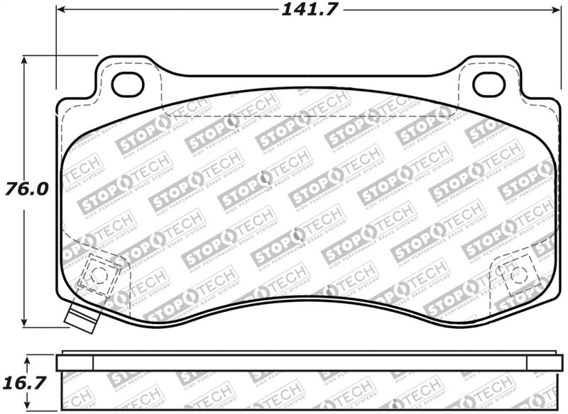 StopTech Performance 06-08 Dodge Magnum SRT-8 / 06-09 Charger SRT-8 / 09-10 Challenger SRT-8 / 06-1