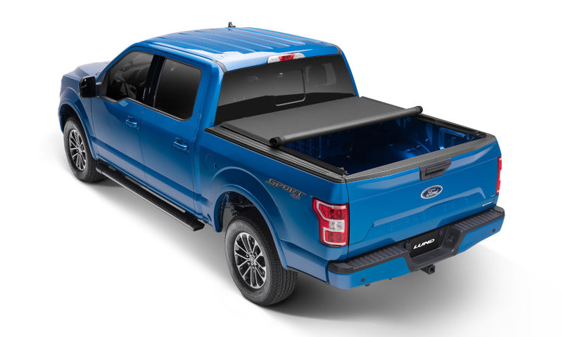 Lund 2017 Ford F-250 Super Duty (6.8ft. Bed) Genesis Elite Roll Up Tonneau Cover - Black