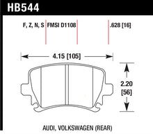 Load image into Gallery viewer, Hawk 06 Audi A6 Quattro Avant / 06-09 A6 Quattro  HP+ Rear Brake Pads