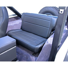 Load image into Gallery viewer, Rugged Ridge Fold &amp; Tumble Rear Seat Black 76-95 Jeep CJ / Jeep Wrangler