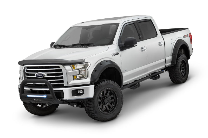 Lund 99-07 Ford F-250 RX-Rivet Style Textured Elite Series Fender Flares - Black (4 Pc.)