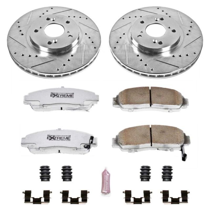 Power Stop 01-03 Acura CL Front Z26 Street Warrior Brake Kit