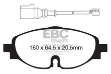 Load image into Gallery viewer, EBC 14+ Audi A3 1.8 Turbo Redstuff Front Brake Pads