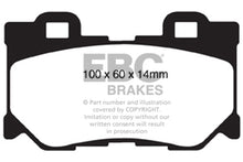 Load image into Gallery viewer, EBC 08-15 Infiniti G37 3.7 Greenstuff Rear Brake Pads